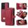 Per Samsung Galaxy S21 Ultra 5G Custodia multifunzionale in pelle con cerniera a portafoglio (rossa) Per Samsung Galaxy S21 Ultra 5G Custodia multifunzionale in pelle con cerniera a portafoglio (rossa)