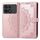 Per Xiaomi Redmi K70 Pro Custodia per cellulare in pelle con fiore mandala in rilievo (oro rosa) Per Xiaomi Redmi K70 Pro Custodia per cellulare in pelle con fiore mandala in rilievo (oro rosa)