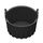 Per Ninja DZ201 Foodi Friggitrice ad aria Tazze da forno in silicone Cuociuova (Nero)