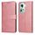 Per OPPO Reno 11 5G Custodia per cellulare in pelle flip classica con texture di vitello Global Classic (oro rosa) Per OPPO Reno 11 5G Custodia per cellulare in pelle flip classica con texture di vitello Global Classic (oro rosa)