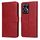 Custodia per telefono in pelle flip con texture classica in vitello per Honor 90 GT (rossa) Custodia per telefono in pelle flip con texture classica in vitello per Honor 90 GT (rossa)