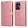 Custodia per telefono in pelle flip con texture classica in vitello per Honor 90 GT (oro rosa) Custodia per telefono in pelle flip con texture classica in vitello per Honor 90 GT (oro rosa)
