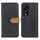 Custodia per telefono in pelle goffrata floreale europea per Honor X7b (nera) Custodia per telefono in pelle goffrata floreale europea per Honor X7b (nera)
