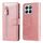 Per Honor X8b Custodia per cellulare in pelle con cerniera alla moda con texture di vitello (oro rosa) Per Honor X8b Custodia per cellulare in pelle con cerniera alla moda con texture di vitello (oro rosa)