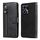 Custodia per cellulare in pelle con cerniera alla moda per Honor 90 GT (nera) Custodia per cellulare in pelle con cerniera alla moda per Honor 90 GT (nera)