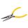 Pinze mini per filo di grado industriale da 4,5 pollici Pinze portatili fatte a mano con manico plastificato (pinza a bocca appuntita) Pinze mini per filo di grado industriale da 4,5 pollici Pinze portatili fatte a mano con manico plastificato (pinza a bocca appuntita)