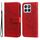 Custodia per cellulare in pelle con stampa a fiori a 7 petali per Honor X8b (rossa) Custodia per cellulare in pelle con stampa a fiori a 7 petali per Honor X8b (rossa)