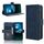 Per ASUS ROG Phone 8 Pro Custodia in pelle con texture di vitello e slot per schede (blu) Per ASUS ROG Phone 8 Pro Custodia in pelle con texture di vitello e slot per schede (blu)