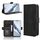Per Honor Magic 6 Pro Custodia per telefono in pelle con texture di vitello e slot per schede (nero) Per Honor Magic 6 Pro Custodia per telefono in pelle con texture di vitello e slot per schede (nero)