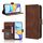 Custodia per telefono in pelle con texture di vitello per Honor Play 50 Plus (marrone) Custodia per telefono in pelle con texture di vitello per Honor Play 50 Plus (marrone)