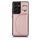 Custodia per telefono con supporto ad anello per Samsung Galaxy S21 Ultra 5G YM007 (oro rosa) Custodia per telefono con supporto ad anello per Samsung Galaxy S21 Ultra 5G YM007 (oro rosa)