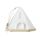 ZAY-L05 Temporizzatore di ricarica USB a forma di tenda Luce notturna Luce da campeggio selvaggia (cachi)