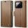 Per Xiaomi 14 CaseMe 023 Custodia per telefono in pelle antifurto con fibbia a farfalla Litchi Texture RFID (marrone) Per Xiaomi 14 CaseMe 023 Custodia per telefono in pelle antifurto con fibbia a farfalla Litchi Texture RFID (marrone)