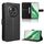 Custodia per cellulare in pelle con texture diamante Honor Magic6 5G (nera) Custodia per cellulare in pelle con texture diamante Honor Magic6 5G (nera)
