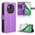 Custodia per telefono in pelle con texture diamante per Honor Magic6 5G (viola) Custodia per telefono in pelle con texture diamante per Honor Magic6 5G (viola)