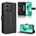 Custodia per cellulare in pelle con texture diamante per Honor X8b 4G (nera) Custodia per cellulare in pelle con texture diamante per Honor X8b 4G (nera)