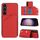 Per Samsung Galaxy S24 5G Skin Feel Custodia in PU + TPU + Slot per schede PC (Rosso) Per Samsung Galaxy S24 5G Skin Feel Custodia in PU + TPU + Slot per schede PC (Rosso)
