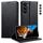 Per Samsung Galaxy S24+ LC.IMEEKE Custodia per telefono in pelle antifurto RFID (nera) Per Samsung Galaxy S24+ LC.IMEEKE Custodia per telefono in pelle antifurto RFID (nera)