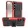 Per Samsung Galaxy S24+ Custodia per telefono in TPU con texture pneumatici + PC con supporto (rosso) Per Samsung Galaxy S24+ Custodia per telefono in TPU con texture pneumatici + PC con supporto (rosso)