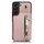 Per Samsung Galaxy S22 5G YM006 Custodia per telefono con cerniera Skin Feel con doppio cordino (oro rosa) Per Samsung Galaxy S22 5G YM006 Custodia per telefono con cerniera Skin Feel con doppio cordino (oro rosa)