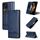 Custodia per telefono in pelle magnetica con texture di vitello AZNS per vivo S18 (blu scuro) Custodia per telefono in pelle magnetica con texture di vitello AZNS per vivo S18 (blu scuro)