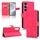 Per Samsung Galaxy S24+ 5G Custodia per telefono in pelle con vibrazione magnetica Skin Feel (Rosa rossa) Per Samsung Galaxy S24+ 5G Custodia per telefono in pelle con vibrazione magnetica Skin Feel (Rosa rossa)