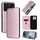 Per Xiaomi Redmi K70E 5G Custodia per cellulare in pelle con texture in fibra di carbonio (rosa) Per Xiaomi Redmi K70E 5G Custodia per cellulare in pelle con texture in fibra di carbonio (rosa)