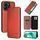 Custodia per cellulare in pelle flip con texture in fibra di carbonio per Honor X8b (marrone) Custodia per cellulare in pelle flip con texture in fibra di carbonio per Honor X8b (marrone)