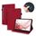 Custodia per tablet in pelle goffrata con texture ultra vitello per Samsung Galaxy Tab S9 (rossa) Custodia per tablet in pelle goffrata con texture ultra vitello per Samsung Galaxy Tab S9 (rossa)