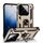 Per Xiaomi 14 Pro Custodia antiurto in TPU + PC con supporto (oro)
