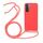 Per Samsung Galaxy S24 5G Materiale in paglia di grano + Custodia in TPU con cordino (Rosso) Per Samsung Galaxy S24 5G Materiale in paglia di grano + Custodia in TPU con cordino (Rosso)