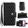 Per Honor X6a Custodia per cellulare in pelle con texture rombica con cordino (nera) Per Honor X6a Custodia per cellulare in pelle con texture rombica con cordino (nera)