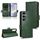 Custodia per telefono in pelle a triangolo simmetrico per Samsung Galaxy S24 5G (verde) Custodia per telefono in pelle a triangolo simmetrico per Samsung Galaxy S24 5G (verde)