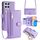 Per Honor X8 Lite Custodia per cellulare in pelle con cerniera a tracolla con texture di pecora (viola) Per Honor X8 Lite Custodia per cellulare in pelle con cerniera a tracolla con texture di pecora (viola)