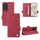 Custodia per cellulare in pelle con chiusura magnetica per Honor 90 (rossa) Custodia per cellulare in pelle con chiusura magnetica per Honor 90 (rossa)