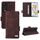 Custodia per telefono in pelle con chiusura magnetica per Honor 90 Pro (marrone) Custodia per telefono in pelle con chiusura magnetica per Honor 90 Pro (marrone)