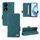 Custodia per telefono in pelle con chiusura magnetica per Honor X7b (verde) Custodia per telefono in pelle con chiusura magnetica per Honor X7b (verde)