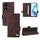 Custodia per cellulare in pelle con chiusura magnetica per Honor X7b (marrone) Custodia per cellulare in pelle con chiusura magnetica per Honor X7b (marrone)