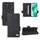Custodia per telefono in pelle con chiusura magnetica per Honor X8b (nera) Custodia per telefono in pelle con chiusura magnetica per Honor X8b (nera)