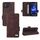 Custodia per telefono in pelle con chiusura magnetica per ASUS Zenfone 8/8 Pro (marrone) Custodia per telefono in pelle con chiusura magnetica per ASUS Zenfone 8/8 Pro (marrone)