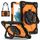 Per Samsung Galaxy Tab A8 10.5 2021 Custodia per tablet PC ibrida in silicone robot con colori a contrasto (nero arancione) Per Samsung Galaxy Tab A8 10.5 2021 Custodia per tablet PC ibrida in silicone robot con colori a contrasto (nero arancione)