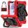 Per Samsung Galaxy Tab A7 Lite 2021 Custodia per tablet PC ibrida in silicone robot con colori a contrasto (rosso nero) Per Samsung Galaxy Tab A7 Lite 2021 Custodia per tablet PC ibrida in silicone robot con colori a contrasto (rosso nero)