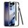 Per Samsung Galaxy S24 5G GKK Space Frame Custodia trasparente per PC + TPU con penna (nero trasparente) Per Samsung Galaxy S24 5G GKK Space Frame Custodia trasparente per PC + TPU con penna (nero trasparente)