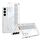 Per Samsung Galaxy S24 5G GKK Space Frame Custodia trasparente per PC + TPU con cinturino da polso (bianco) Per Samsung Galaxy S24 5G GKK Space Frame Custodia trasparente per PC + TPU con cinturino da polso (bianco)