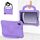 Per Samsung Galaxy Tab A9 8.7 SM-X110/X115 Custodia per tablet antiurto in EVA a forma di calcio (viola chiaro) Per Samsung Galaxy Tab A9 8.7 SM-X110/X115 Custodia per tablet antiurto in EVA a forma di calcio (viola chiaro)