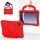 Per Samsung Galaxy Tab A9 8.7 SM-X110/X115 Custodia per tablet antiurto in EVA a forma di calcio (rosso) Per Samsung Galaxy Tab A9 8.7 SM-X110/X115 Custodia per tablet antiurto in EVA a forma di calcio (rosso)
