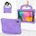 Per Samsung Galaxy Tab A 8.0 T290/T295 Custodia per tablet antiurto in EVA a forma di calcio (viola chiaro) Per Samsung Galaxy Tab A 8.0 T290/T295 Custodia per tablet antiurto in EVA a forma di calcio (viola chiaro)