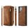 Per Samsung Galaxy S22 Ultra 5G Custodia a portafoglio multifunzionale in pelle con cerniera a tracolla (marrone) Per Samsung Galaxy S22 Ultra 5G Custodia a portafoglio multifunzionale in pelle con cerniera a tracolla (marrone)