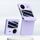 Custodia per telefono pieghevole integrata con albero centrale per vivo X Flip PC Skin Feel (viola) Custodia per telefono pieghevole integrata con albero centrale per vivo X Flip PC Skin Feel (viola)