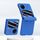 Custodia per telefono pieghevole integrata con albero centrale per vivo X Flip PC Skin Feel (blu) Custodia per telefono pieghevole integrata con albero centrale per vivo X Flip PC Skin Feel (blu)